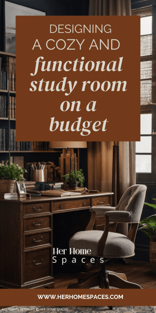 a cozy study room with a well-organized desk, a comfortable chair, and thoughtful decor that reflects your style.