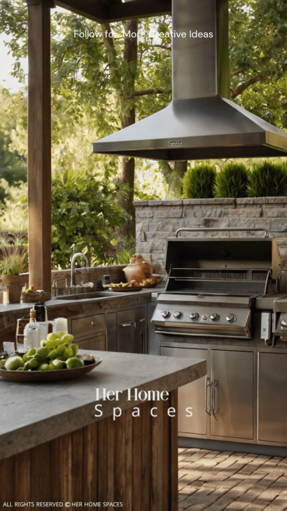  styles of outdoor kitchens.