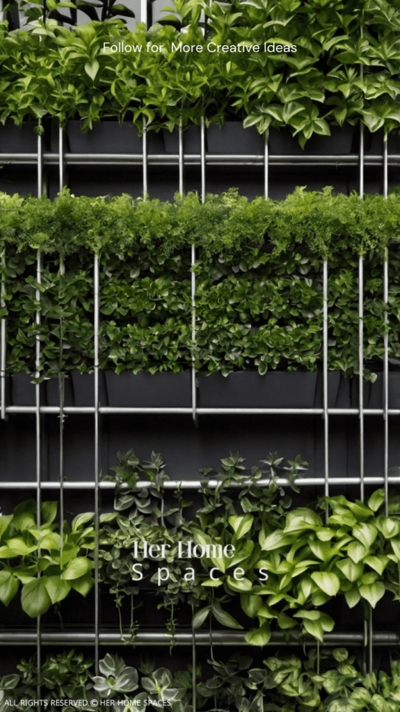 Various styles of vertical gardens, from simple DIYs to elaborate designs.